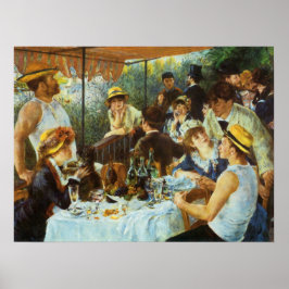 Póster Luncheon of the Boating Party by Pierre Renoir
