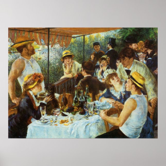 Póster Luncheon of the Boating Party by Pierre Renoir (Frente)