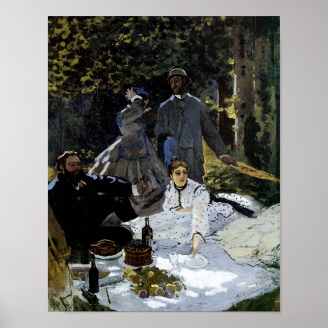 Póster Luncheon on the Grass (Le déjeuner sur l'herbe) (Frente)