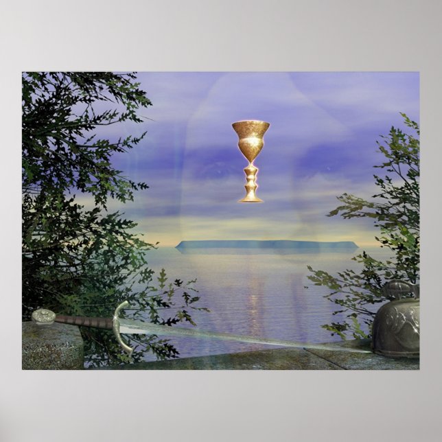 Póster Lundy, la isla del Grial #2 (Frente)