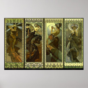 Póster Lune et Etoiles 1902