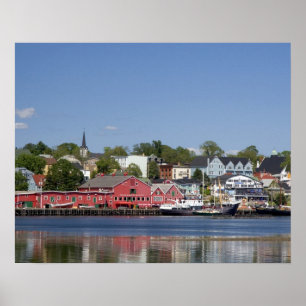 Póster Lunenberg, Nueva Escocia, Canadá. 4