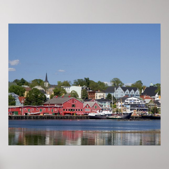 Póster Lunenberg, Nueva Escocia, Canadá. 4 (Frente)