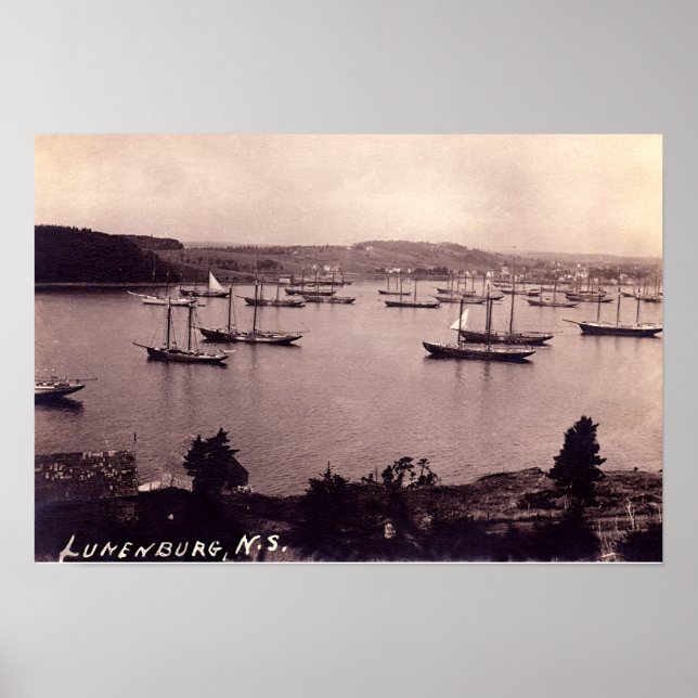 Póster Lunenburg Nova Scotia Canada (Frente)