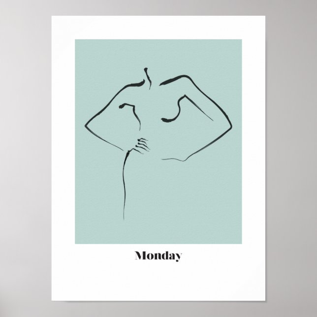 Póster Lunes (Frente)
