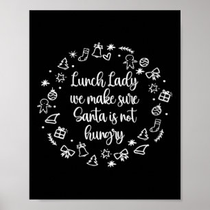 Póster Lunes de Navidad para las mujeres Cafetería Wo