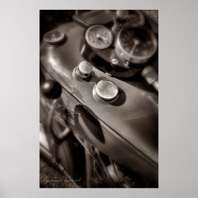 Póster Lunes en motocicleta (Frente)