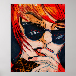 Póster Lunettes noires