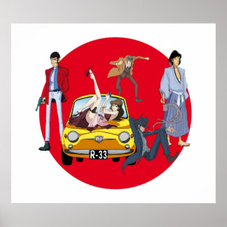 Póster lupin the third