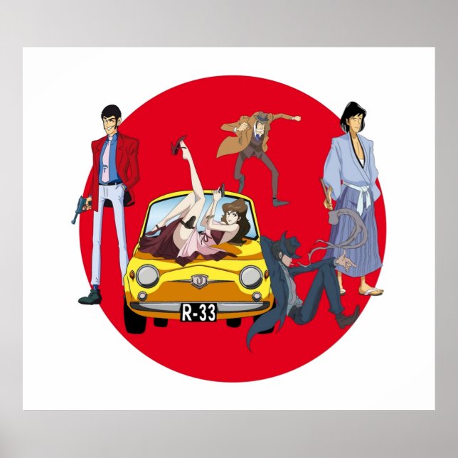 Póster lupin the third (Frente)