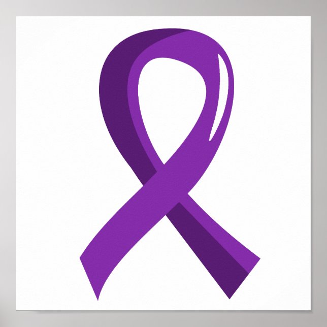 Póster Lupus Purple Ribbon 3 (Frente)