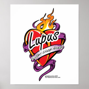 Póster Lupus Tattoo Heart