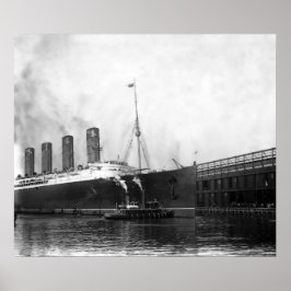 Póster Lusitania Docking