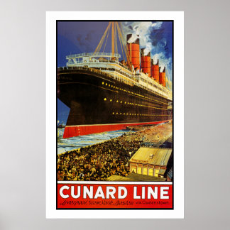 Póster Lusitania Saliendo