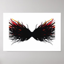 Póster Lust Abstract 7 Deadly Sins Alcohol Ink Art