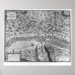 Póster Lutetia o el primer plan de París