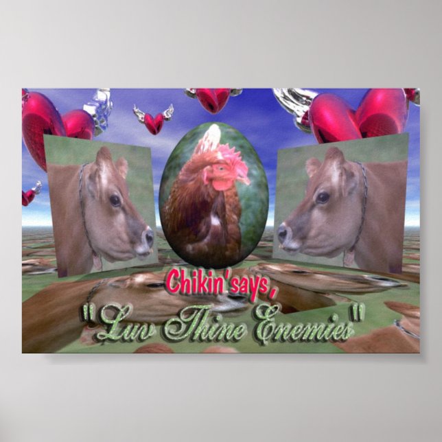 Póster Luv Thine Enemies (Frente)