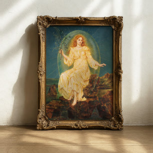 Póster Lux in Tenebris Evelyn De Morgan