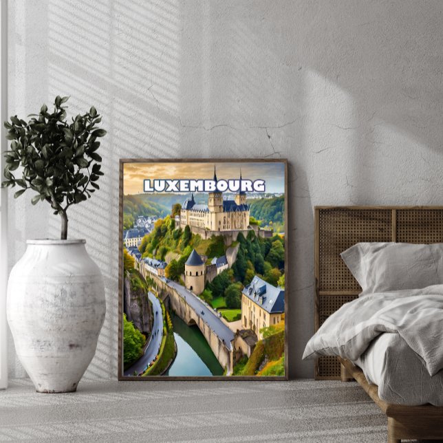 Póster Luxembourg, joyau niché entre vallées et collines (Subido por el creador)