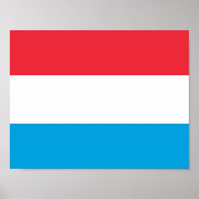 Póster Luxemburgo - bandera - (Frente)