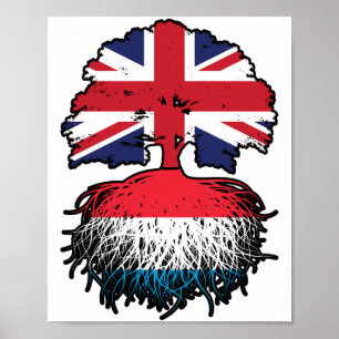 Póster Luxemburgo Luxemburgo Luxemburgo Reino Unido Reino