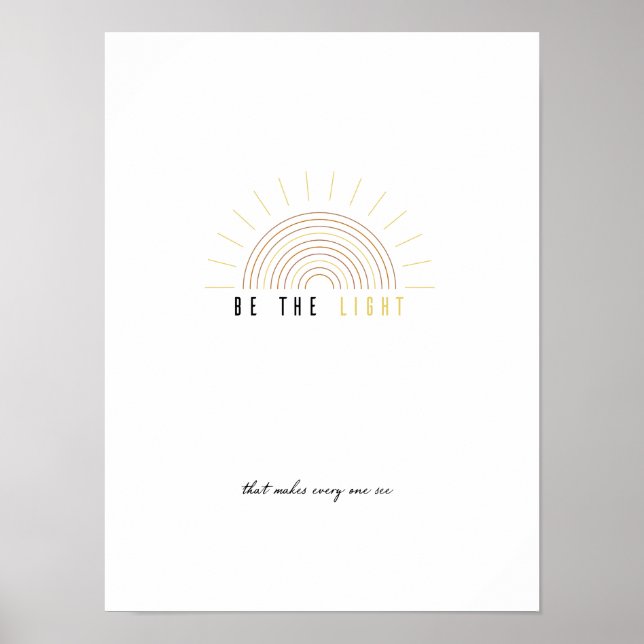 Póster Luz (Frente)