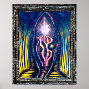 Póster Luz celeste