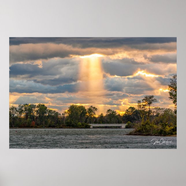 Póster Luz celestial (Frente)