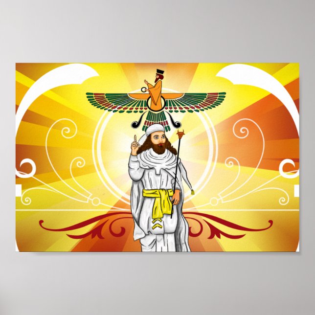 Póster Luz de Ahura Mazda (Frente)