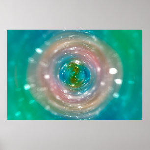 Póster Luz de boquilla, luces de manchas borrosas brillan