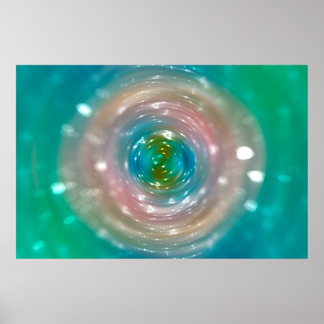 Póster Luz de boquilla, luces de manchas borrosas brillan (Frente)