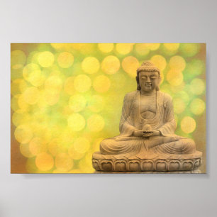 Póster luz de buddha (amarillo)