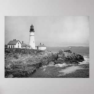Póster Luz de cabeza de Portland