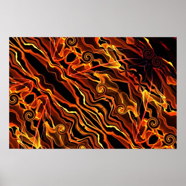 Póster Luz de fuego (Frente)