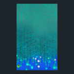 Póster Luz de hadas en bosques brillantes<br><div class="desc">Luz de hadas en bosques brillantes. 2024,  Ken Gage. Arte digital: surrealismo pop.</div>