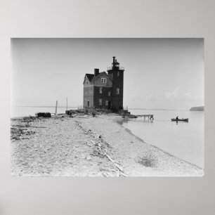 Póster Luz de la isla redonda