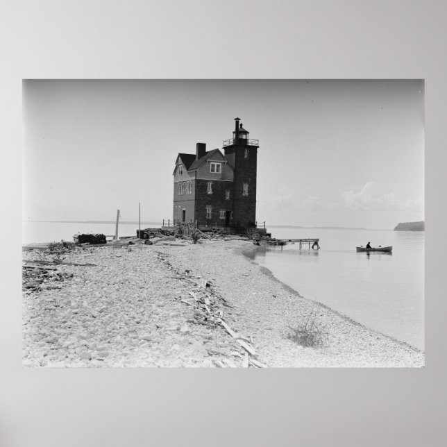 Póster Luz de la isla redonda (Frente)