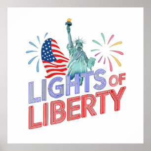 Póster Luz de la libertad