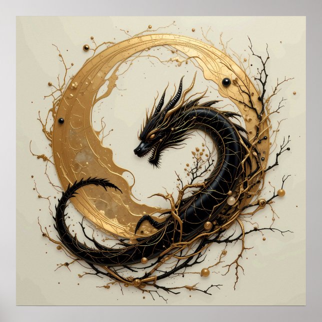 Póster Luz de la luna del dragón (Frente)