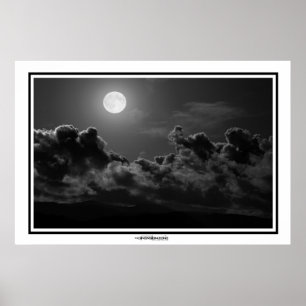 Póster Luz de la luna llena