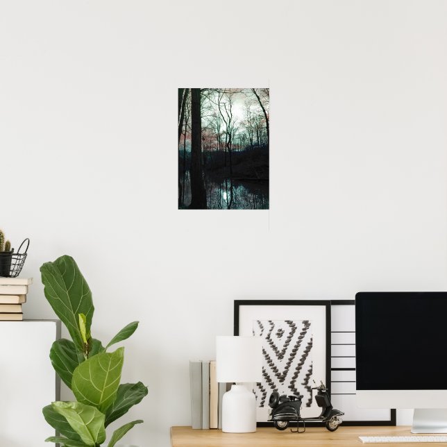 Póster Luz de la mañana (Oficina en casa)