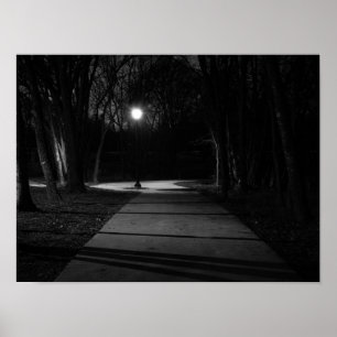Póster Luz de la noche