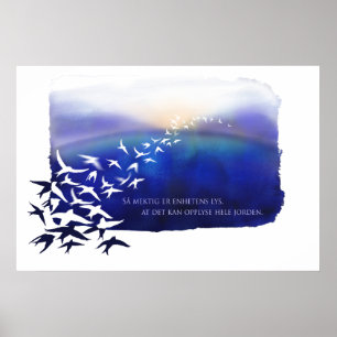 Póster Luz de la unidad (noruega)
