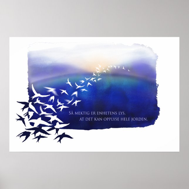 Póster Luz de la unidad (noruego) (Frente)