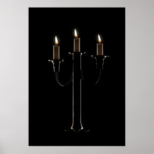 Póster luz de la vela