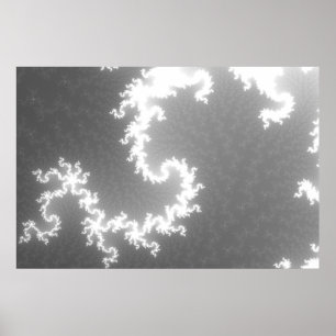 Póster Luz de las estrellas en negro y blanco