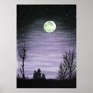 Póster Luz de luna
