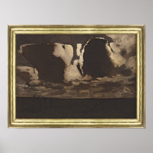 Póster Luz de luna, 1887 (Frente)