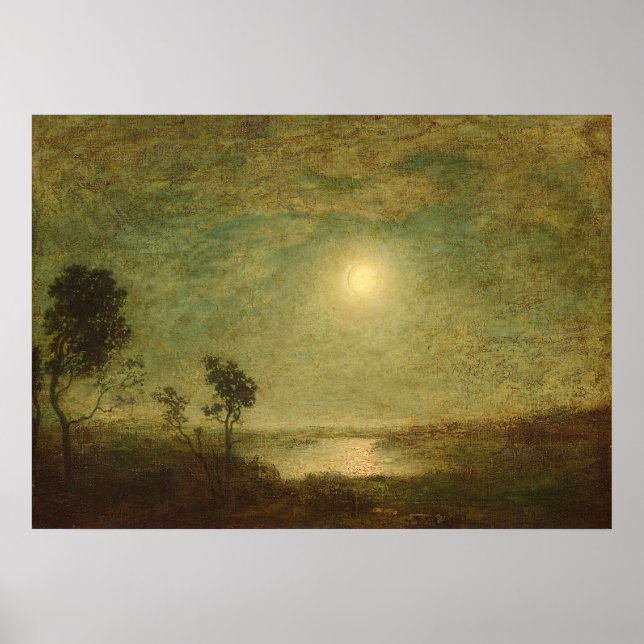 Póster Luz de luna - Poster Bella Artes Ralph Albert Blak (Frente)