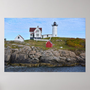 Póster Luz de Nubble, Cabo Neddick, Maine